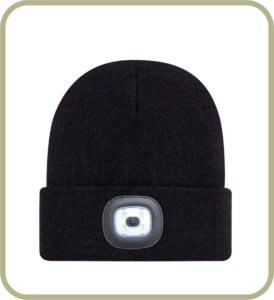 Toque with LED light